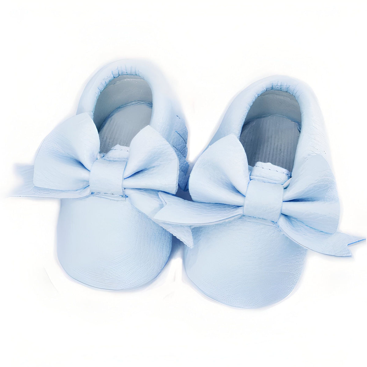 Chaussons Bébé Nœud Papillon Cuir Végan | PetitCâlin