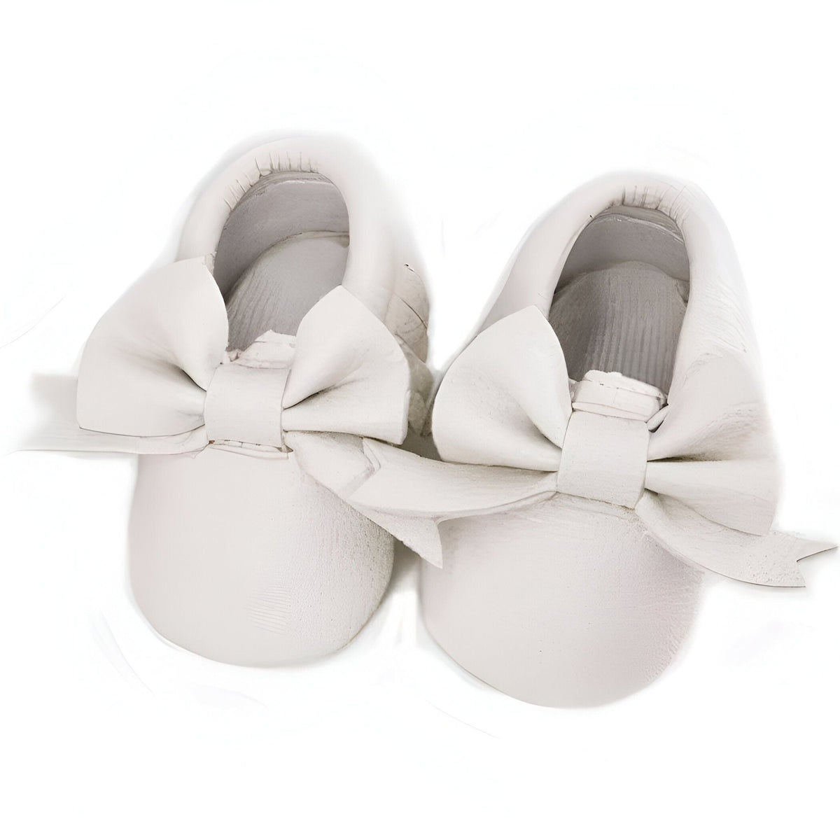 Chaussons Bébé Nœud Papillon Cuir Végan | PetitCâlin