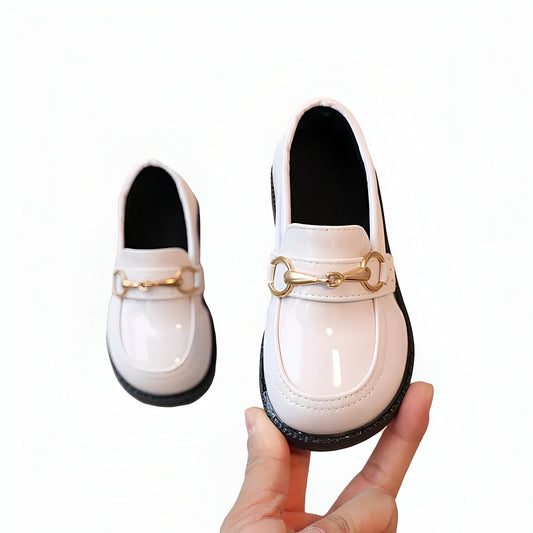 ChicBambin Mocassins Enfant Cérémonie Simili Cuir Verni