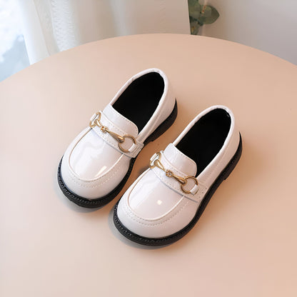 ChicBambin Mocassins Enfant Cérémonie Simili Cuir Verni