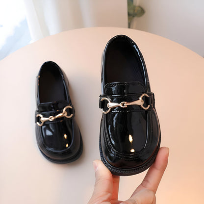 ChicBambin Mocassins Enfant Cérémonie Simili Cuir Verni