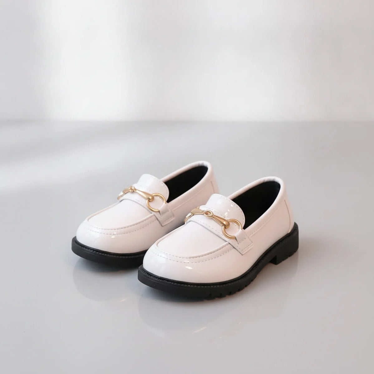 ChicBambin Mocassins Enfant Cérémonie Simili Cuir Verni