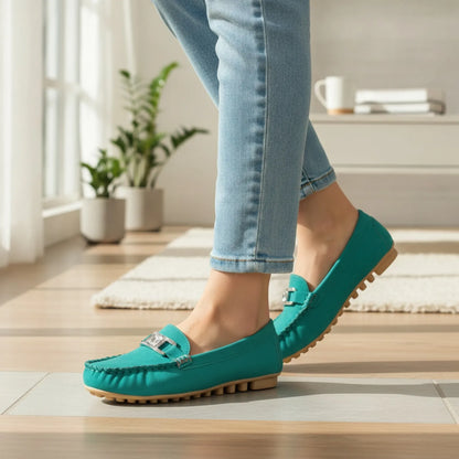 LuxeNova Mocassins en Daim Végan Confortables