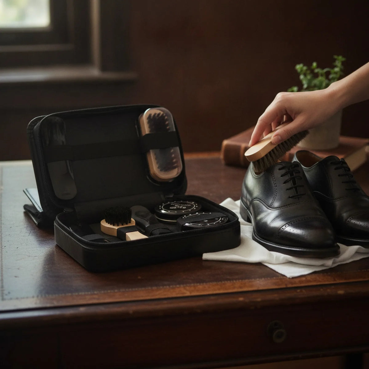 Kit Entretien Chaussures Cuir et Daim - BrandX
