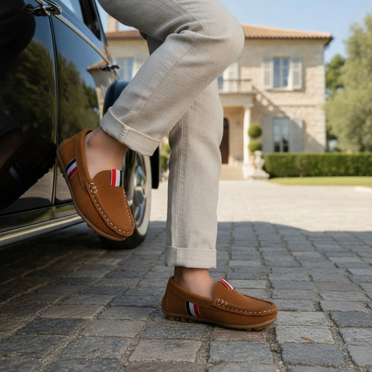 Élite Mocassins garçon souples et confortables