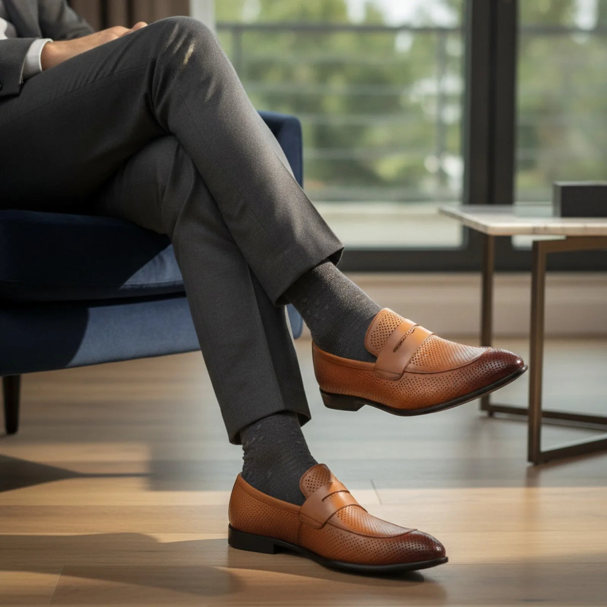 Neo Mocassins Homme Élégants Bout Pointu Style Soigné
