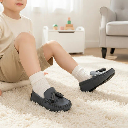 LuxeKids Mocassins garçon élégants à glands
