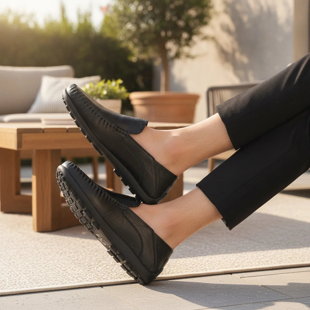 Nova Mocassins Homme Cuir Synthétique Confortables