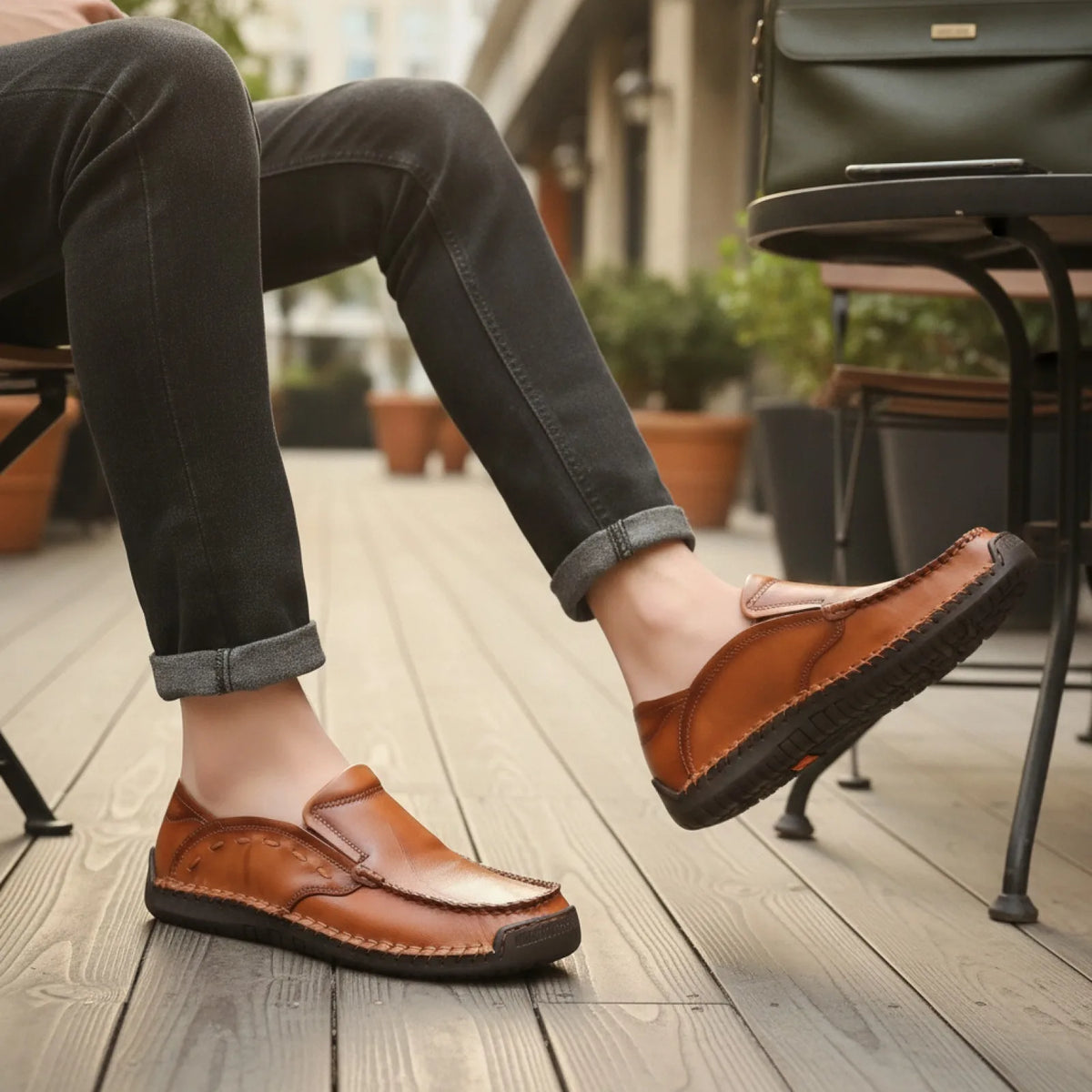 Luxor Mocassins Homme Cuir Synthétique Confort Souples