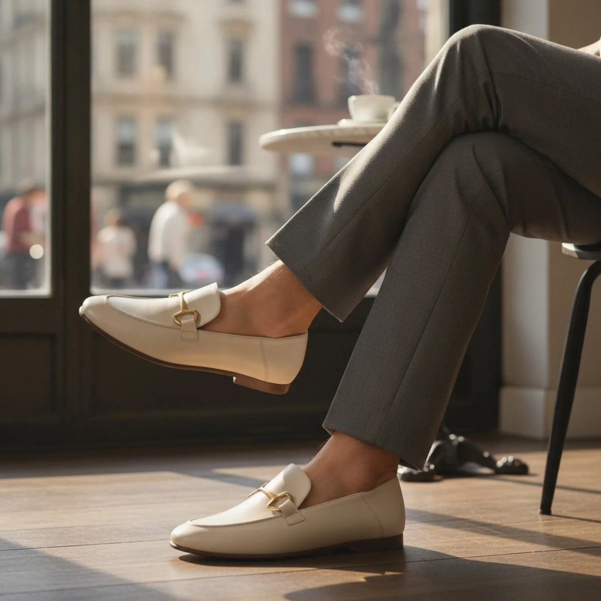BrandX Mocassins Cuir Véritable Homme & Élégants