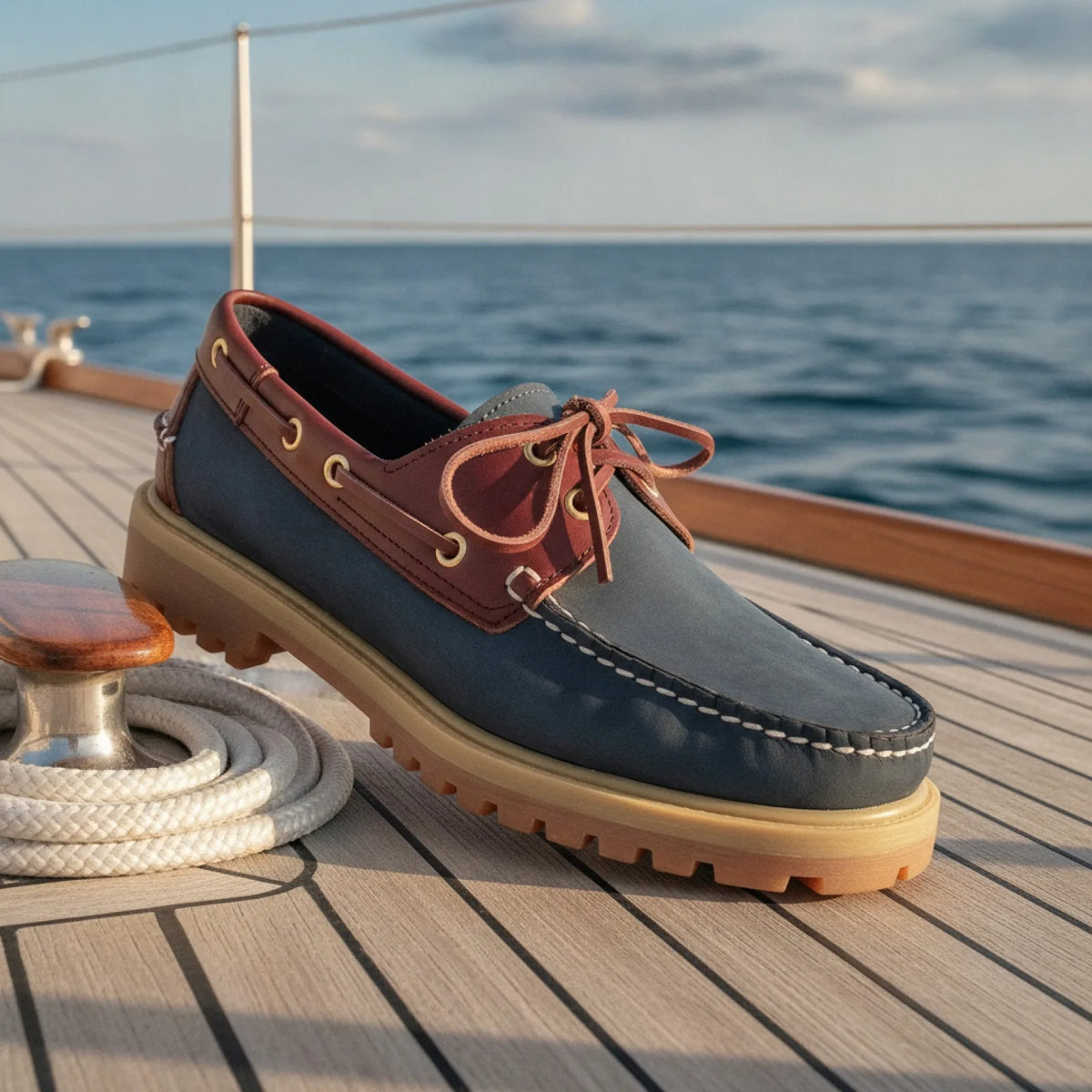 Elite Mocassins Cuir Véritable Style Britannique Homme