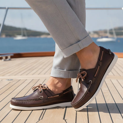 UrbanLux Mocassins Cuir Homme Ville Formels Lacets