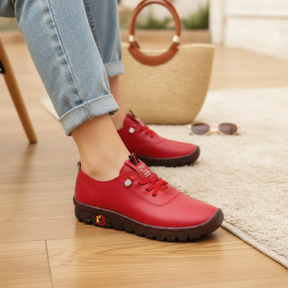 Nova Mocassins Confort Cuir Végan Semelle Épaisse