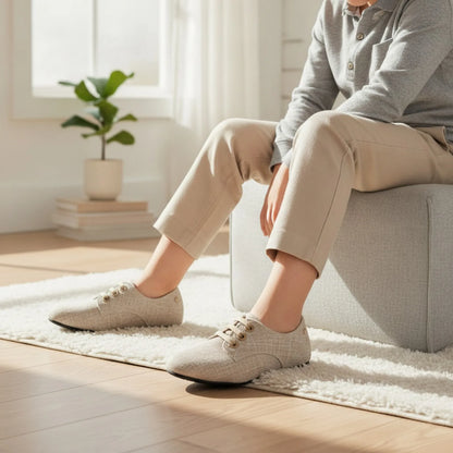 NovaM Mocassins Garçons Tissu Confortables et Élégants