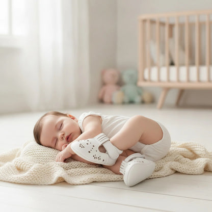 Luma Mocassins Souples Bébé Fille Ajourés Confortables