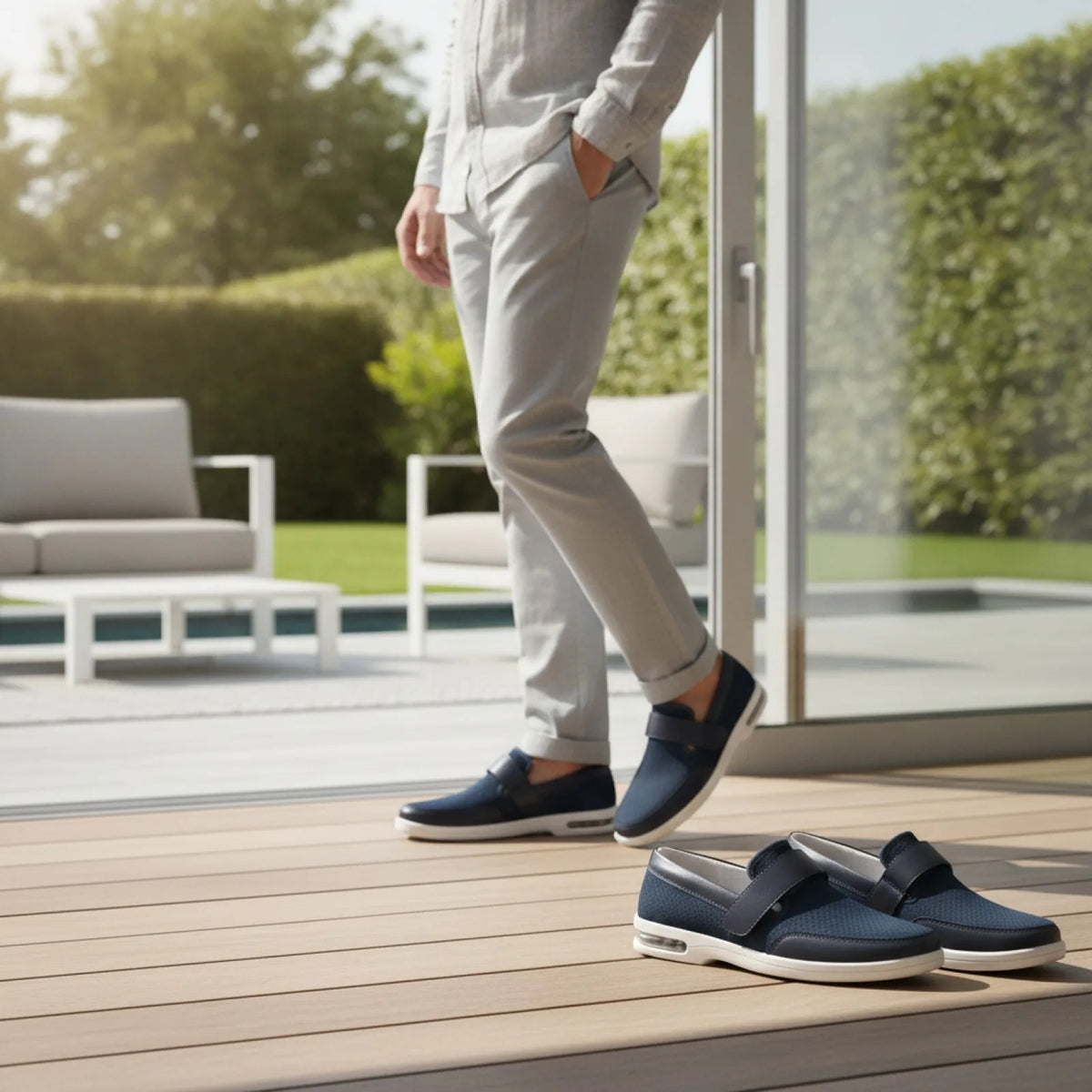 ZenMoc Mocassins Homme Confortables Ouverture Facile