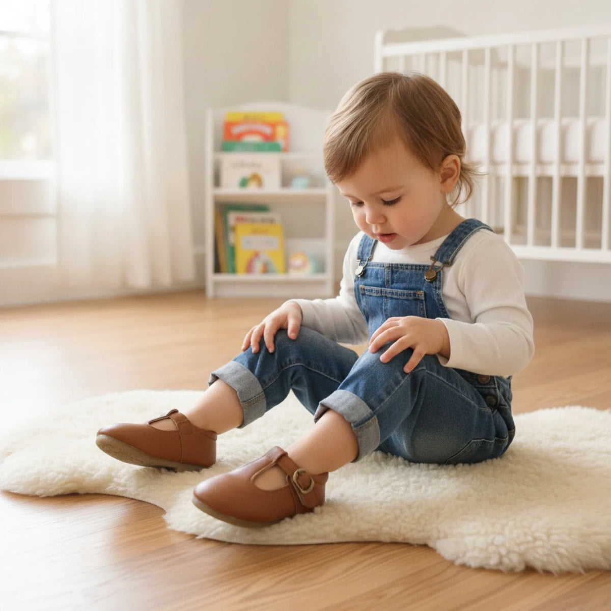 Mocassins: Fille Cuir Véritable Confortables Robustes