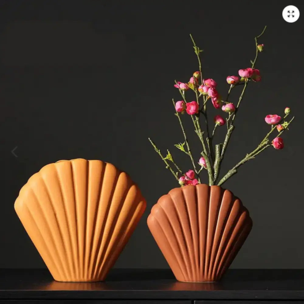 Coquillage vase