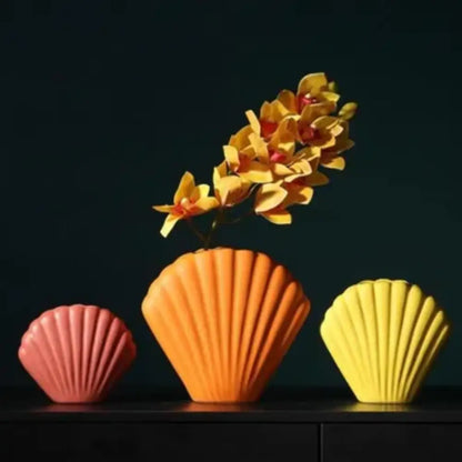 Coquillage vase