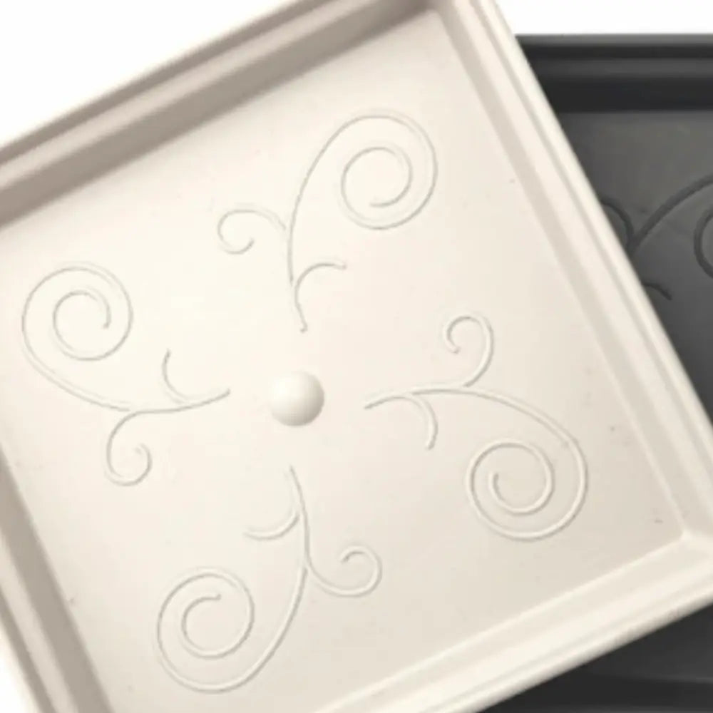 Coupelle carrée pour pot de fleur