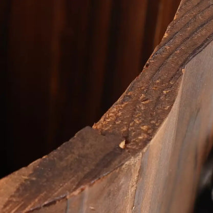 Grand pot de fleur bois