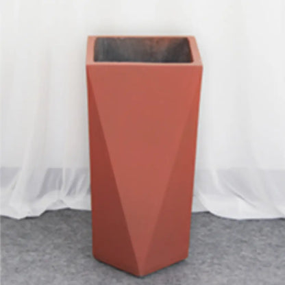 Grand pot de fleur de couleur