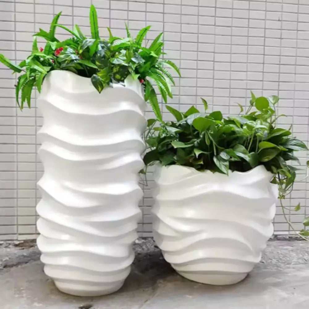 Grand pot de fleur déco intérieur