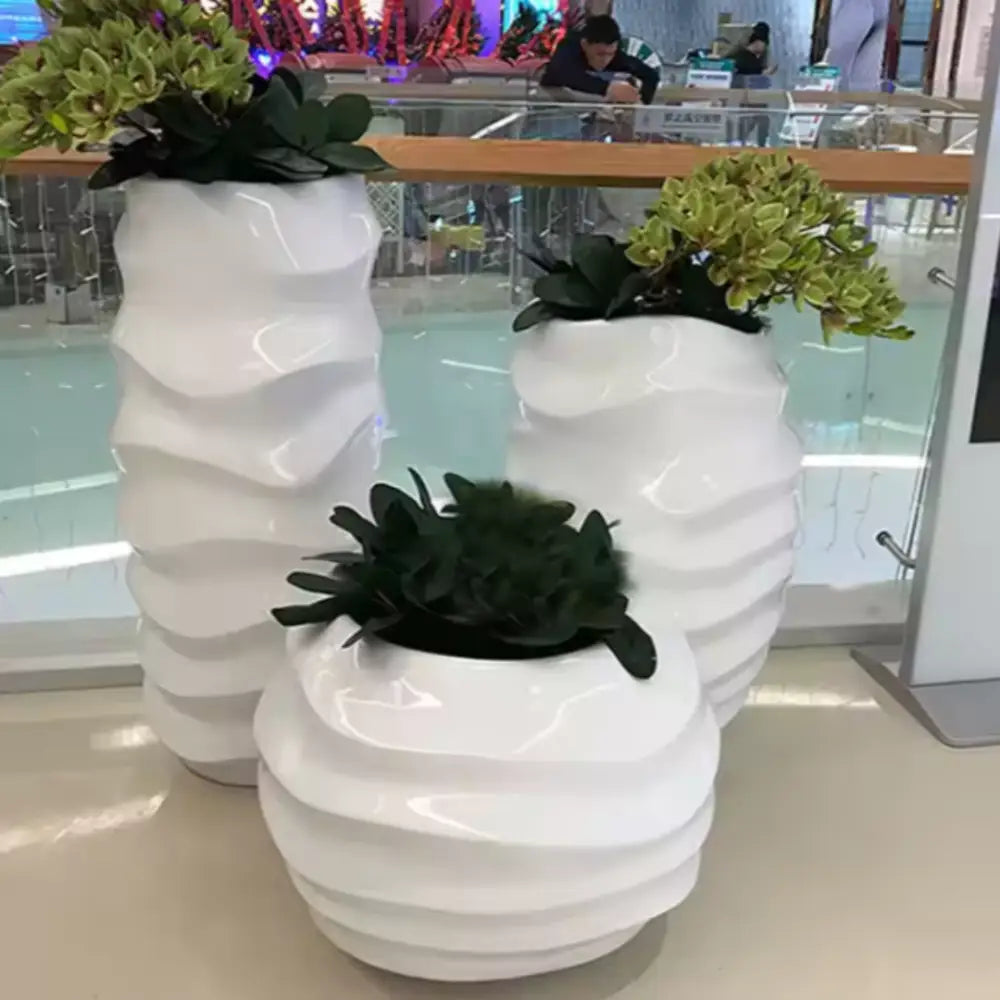 Grand pot de fleur déco intérieur