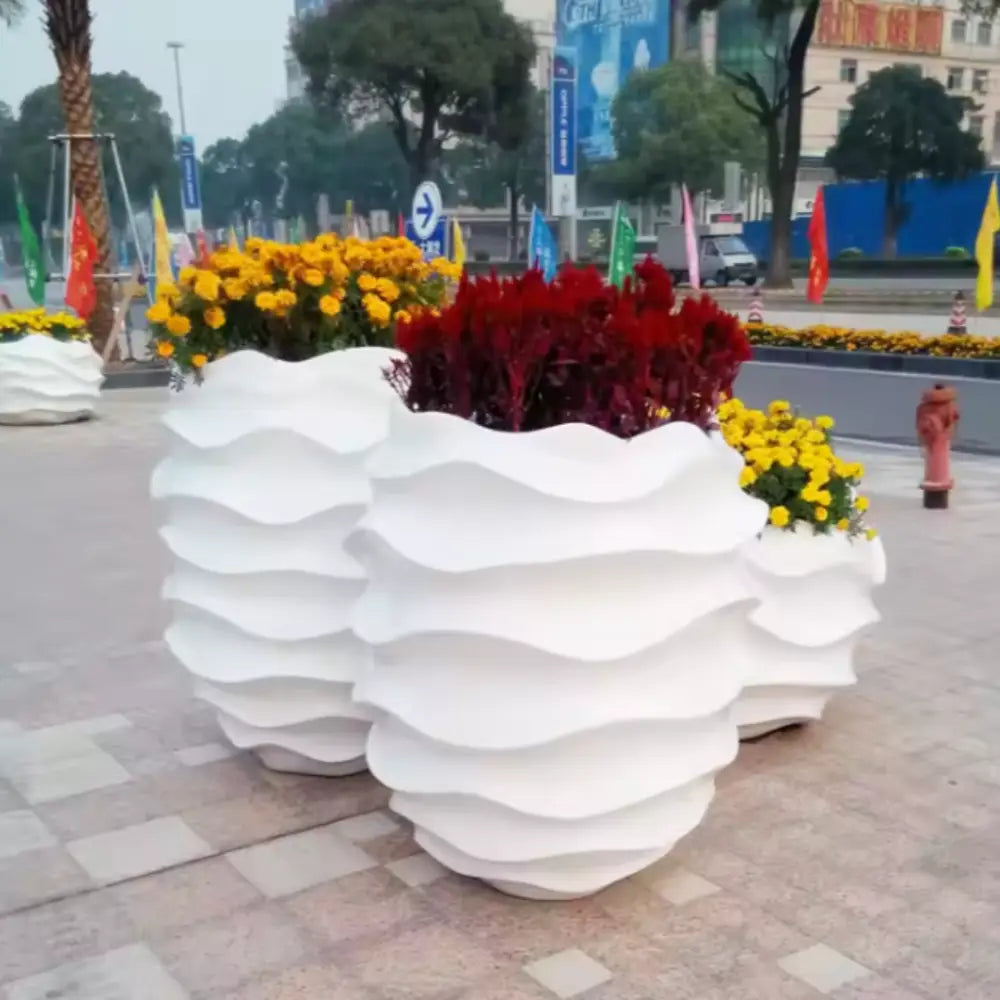 Grand pot de fleur déco intérieur