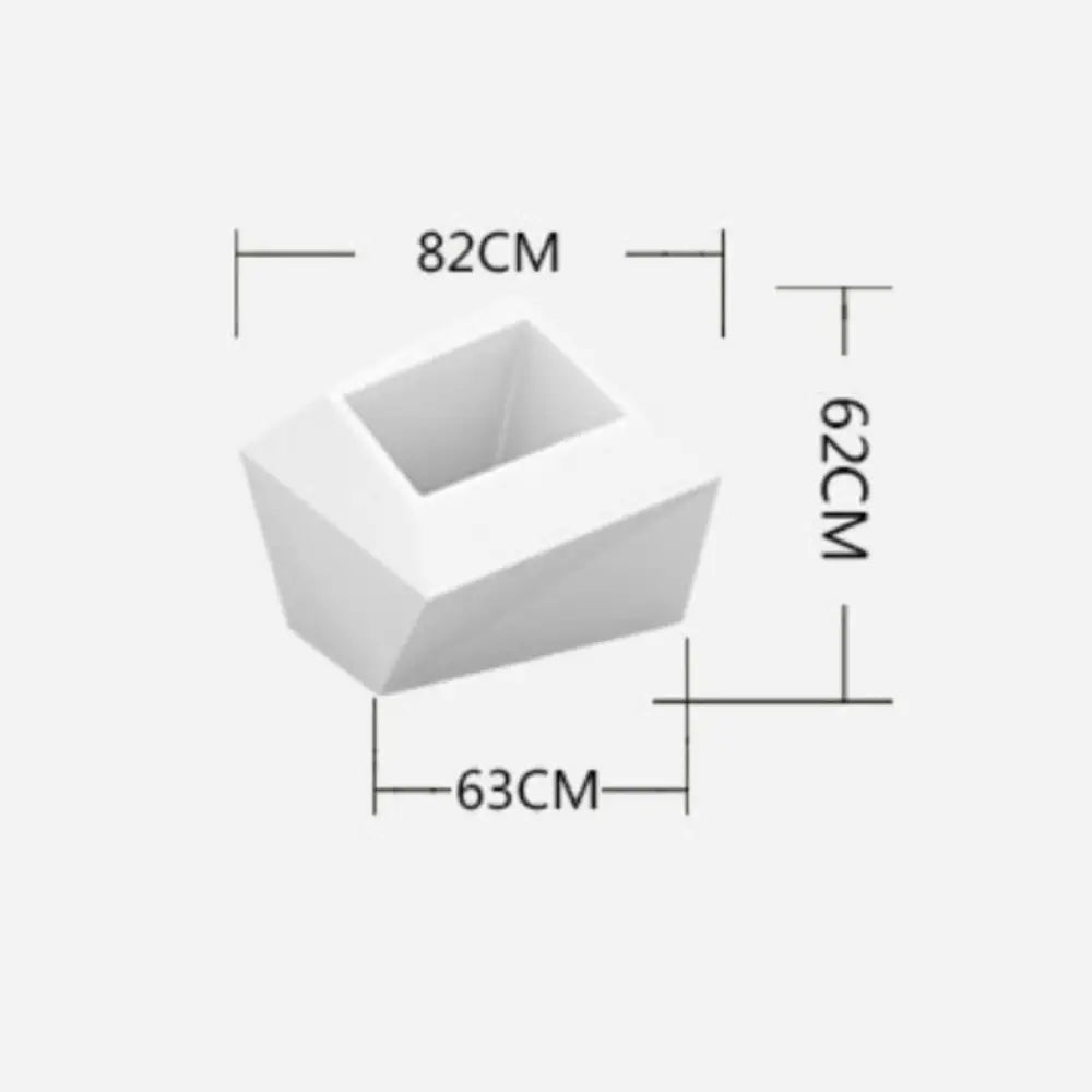 Lot de 3 Grand pot de fleur design extérieur