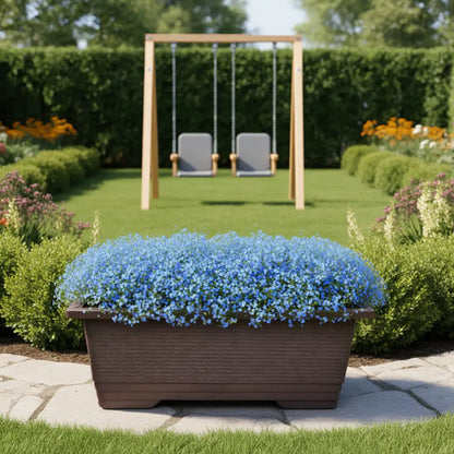 Grand pot de fleur extérieur 100 cm rectangulaire