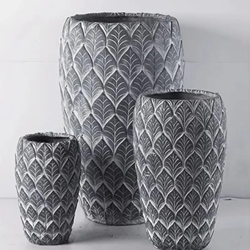 Grand pot de fleur extérieur