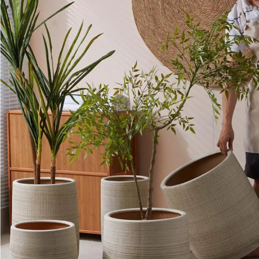 Grand pot de fleur exterieur céramique