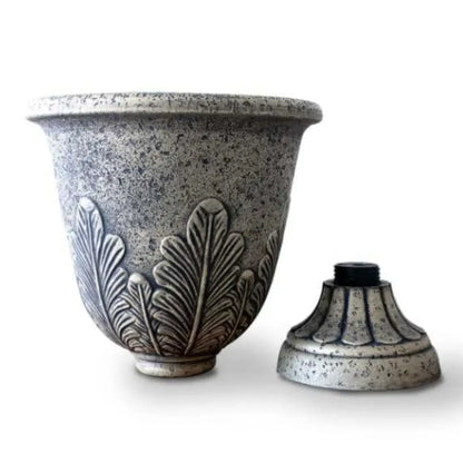 Grand pot de fleur extérieur en résine