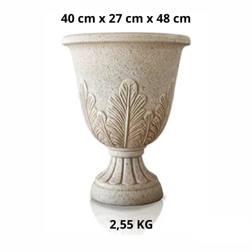 Grand pot de fleur extérieur en résine