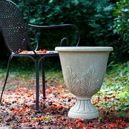 Grand pot de fleur extérieur en résine