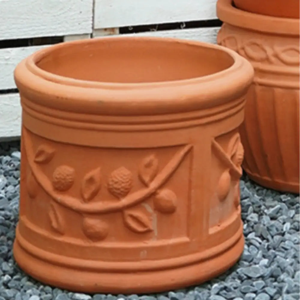 Grand pot de fleur extérieur en terre cuite