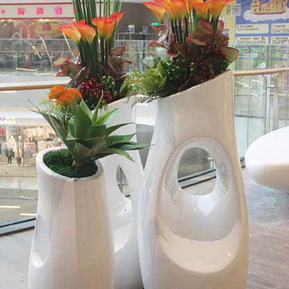 Lot de 3 Grand pot de fleur extérieur original