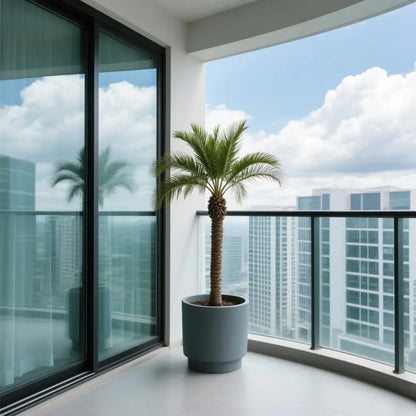 Grand pot de fleur exterieur pour palmier