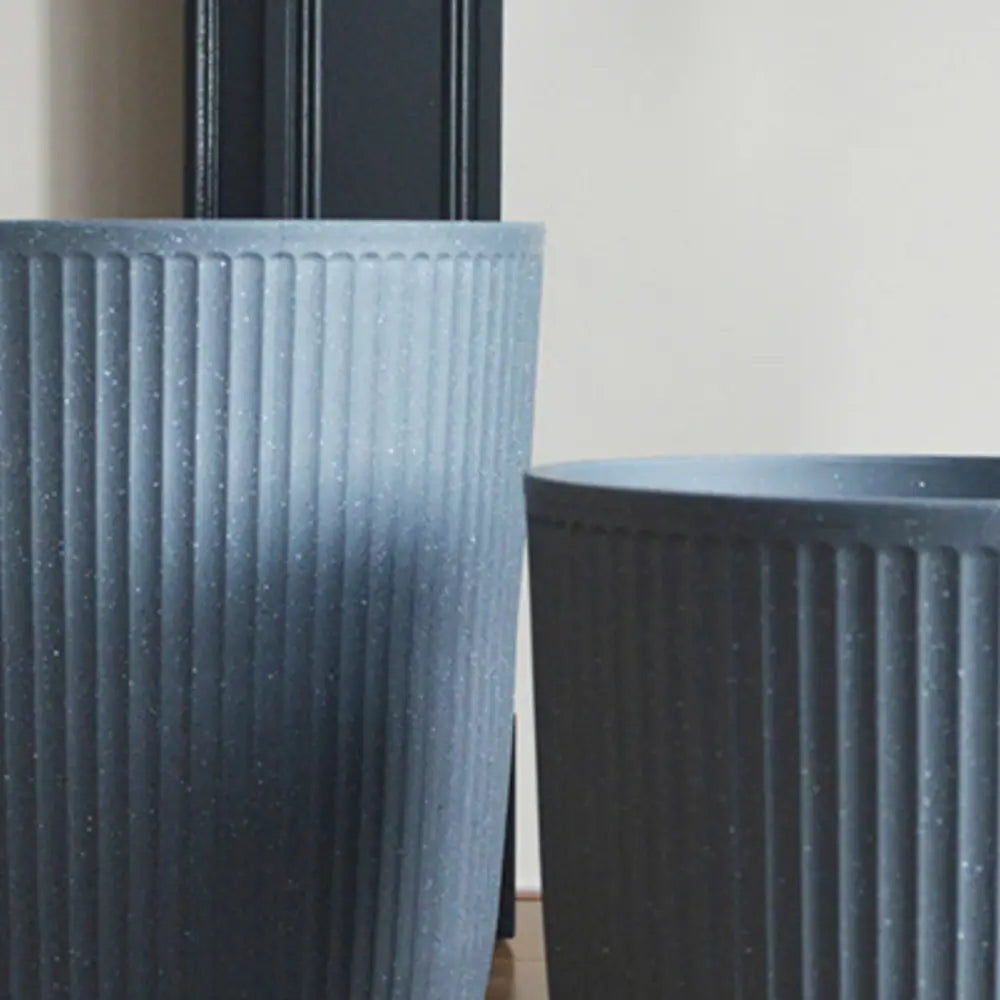 Grand pot de fleur gris anthracite