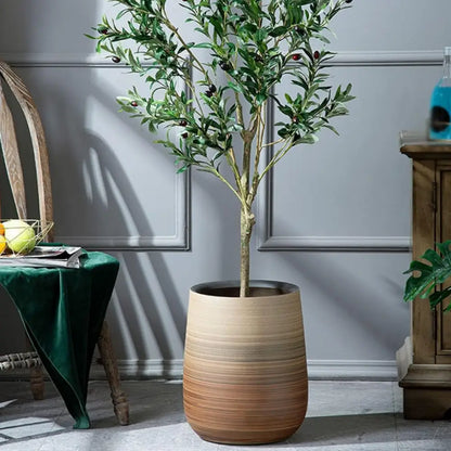 Grand pot de fleur intérieur design