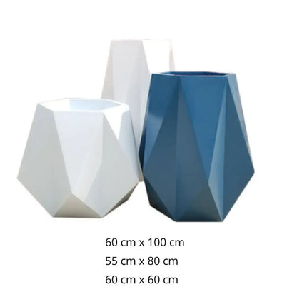 Grand pot de fleur moderne pour extérieur