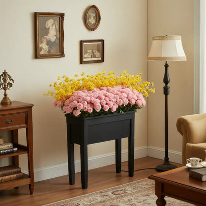 Grand pot de fleur rectangulaire