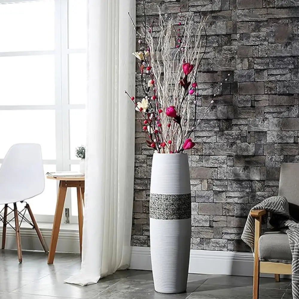 Grand vase à poser au sol 100 cm