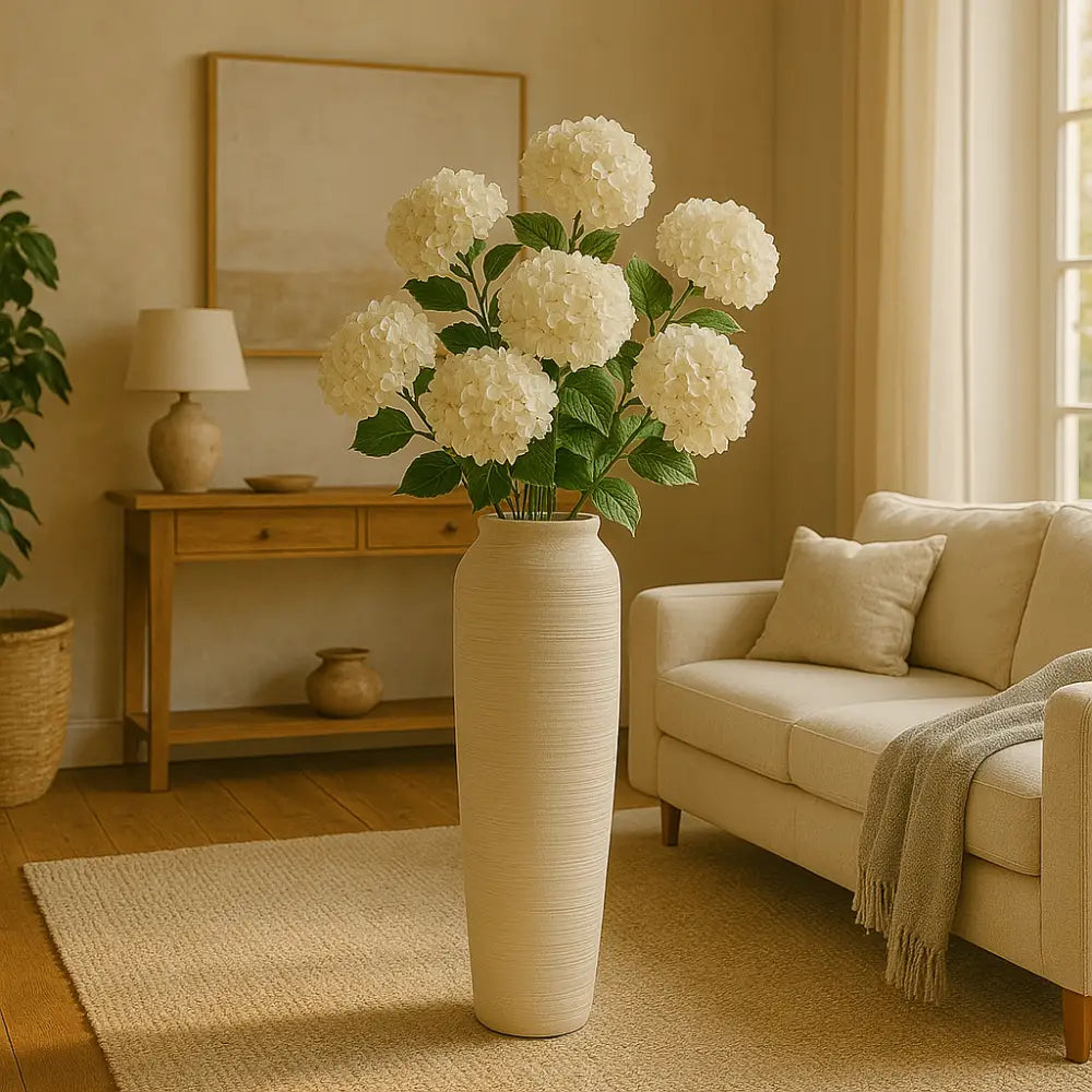 Grand vase à poser au sol pour pampa