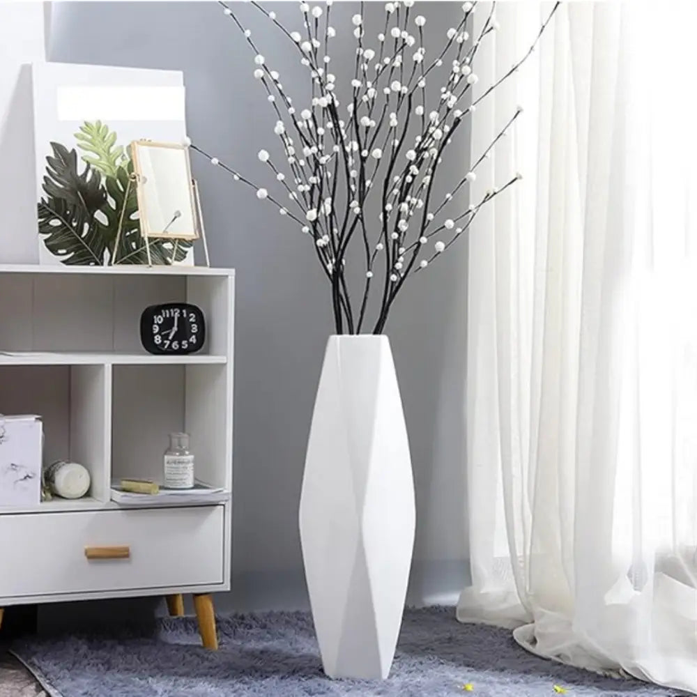 Grand vase blanc design