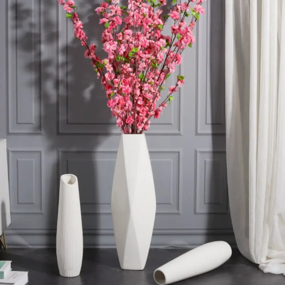 Grand vase blanc design