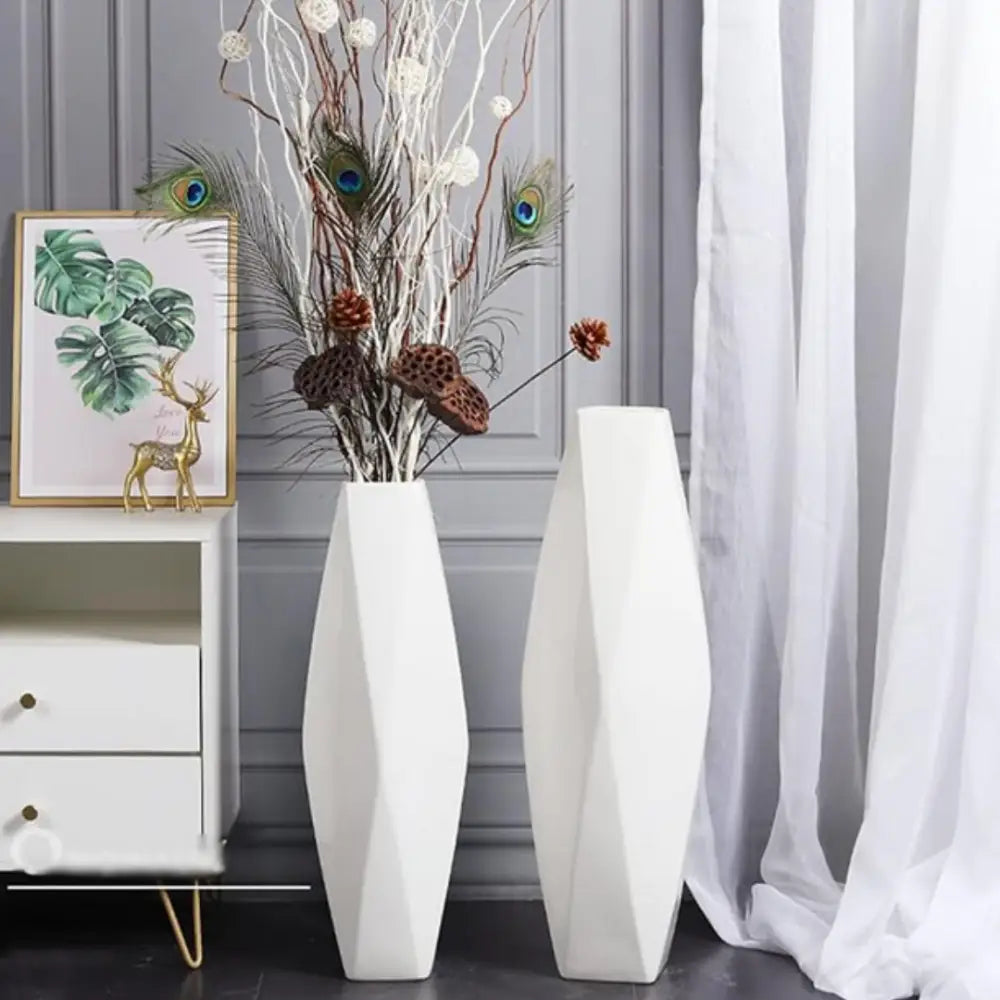 Grand vase blanc design