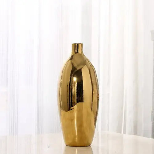 Grand vase doré design