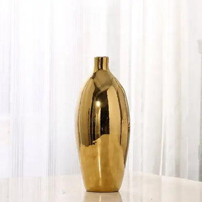 Grand vase doré design